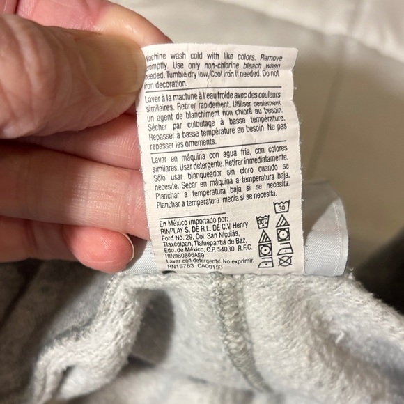 Champion Light Gray Drawstring Joggers Unisex - Picture 5 of 9